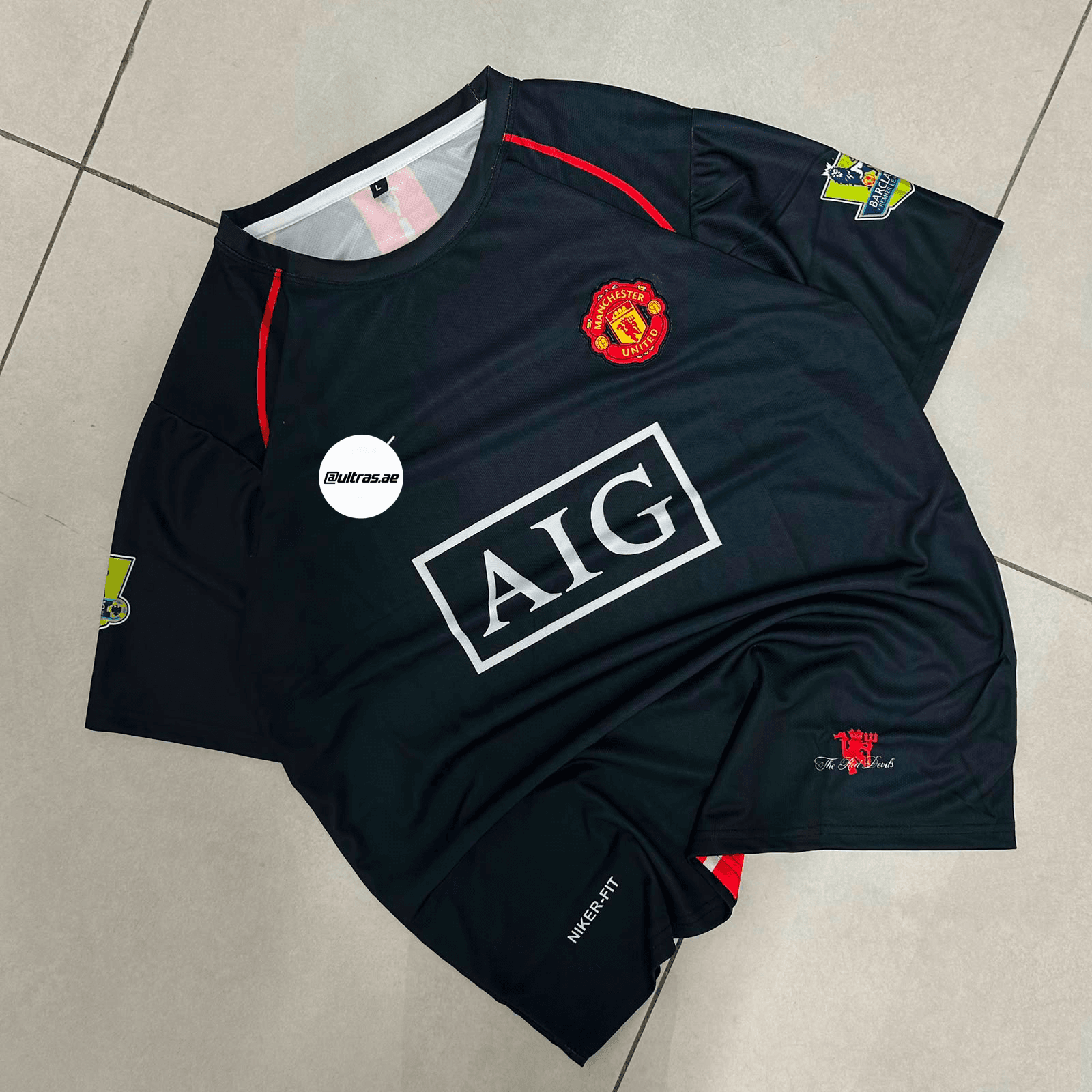 Classic Manchester United 2007/08 away retro jersey