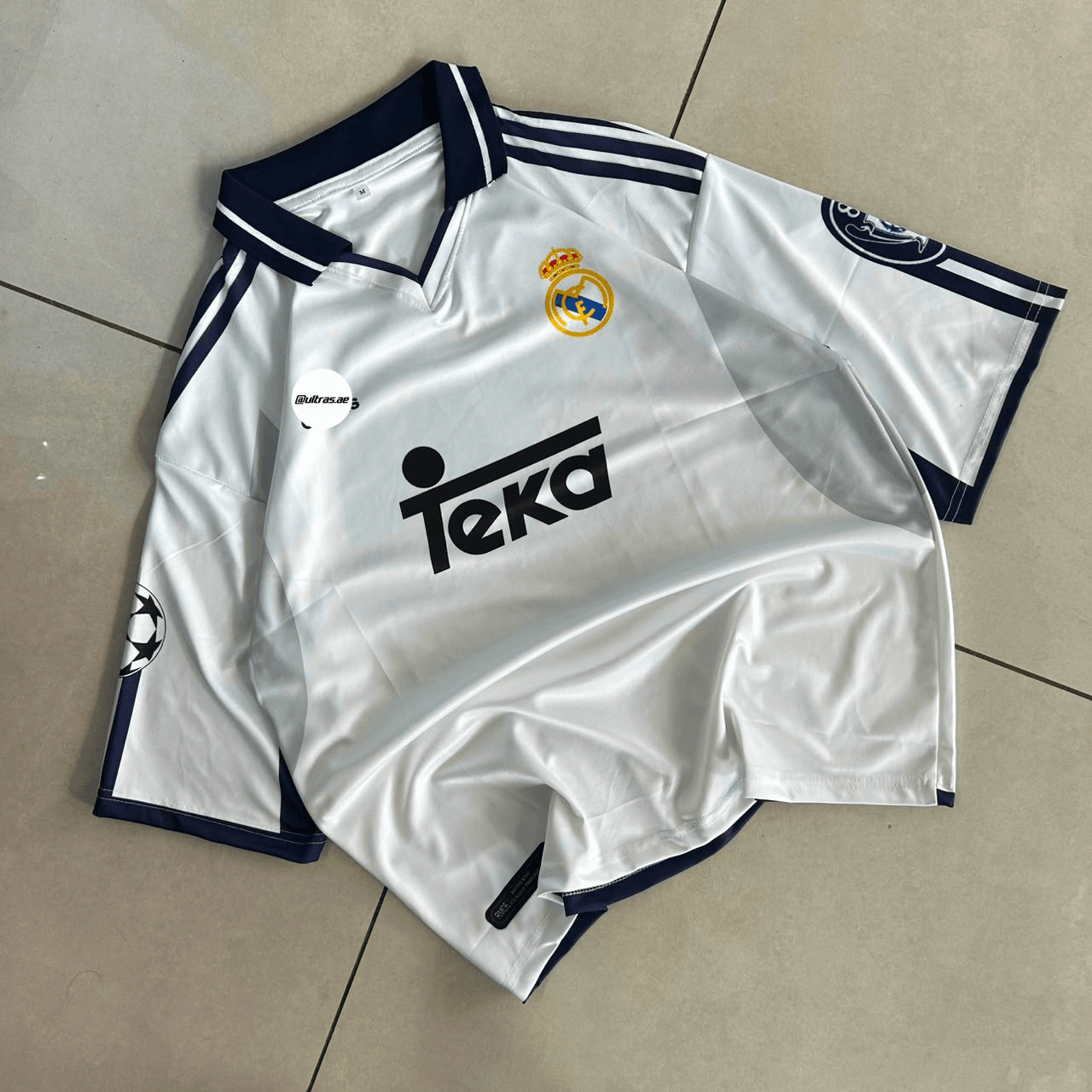 Classic Real Madrid 2000–2001 retro home jersey football jersey