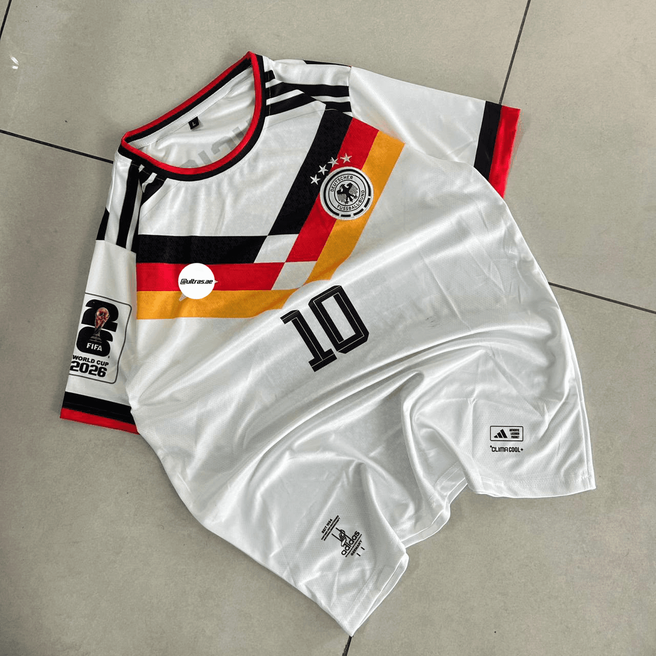 Germany 26 Home Jersey - 10 Jamal Musiala football jersey