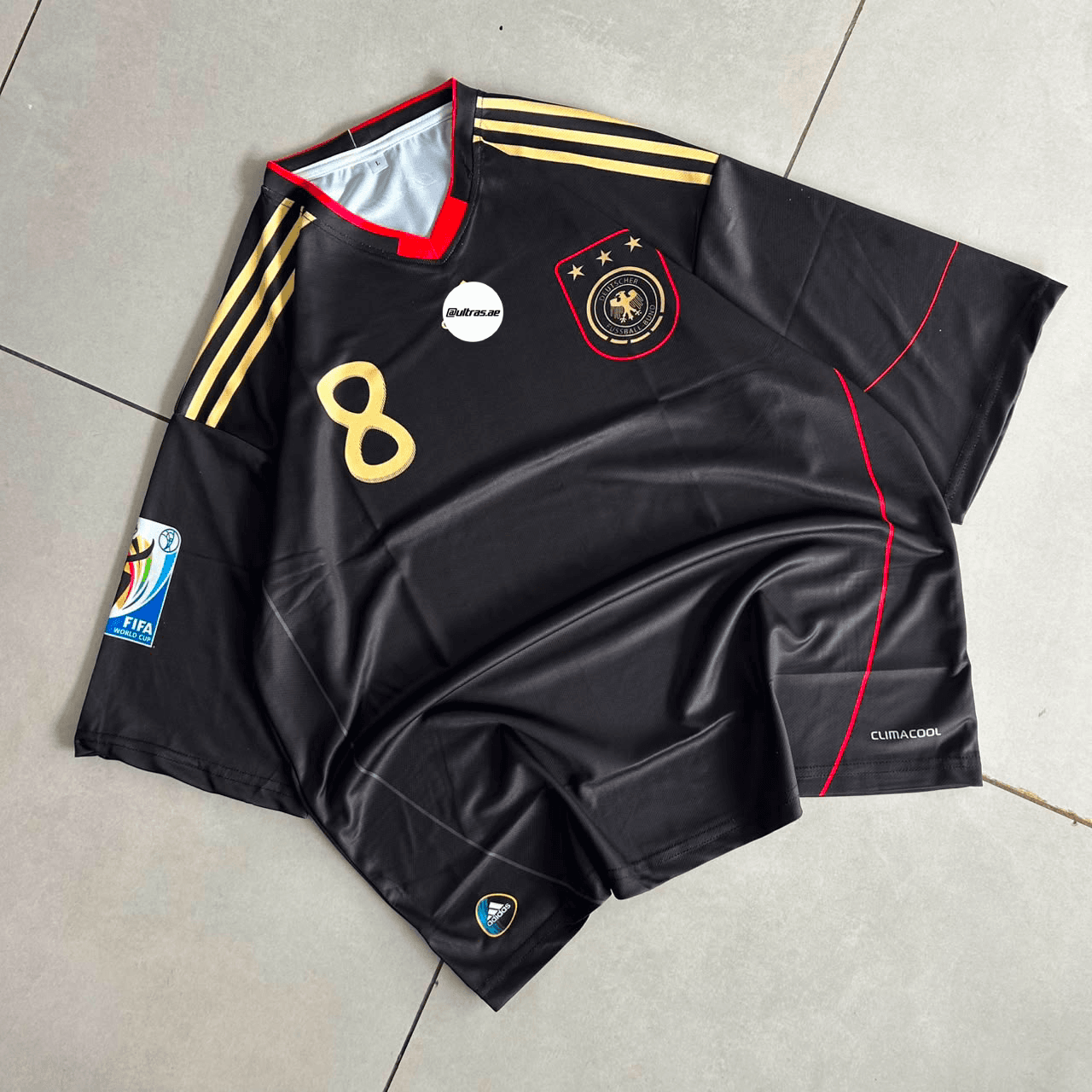 black Adidas Mesut Özil #8 jersey football jersey