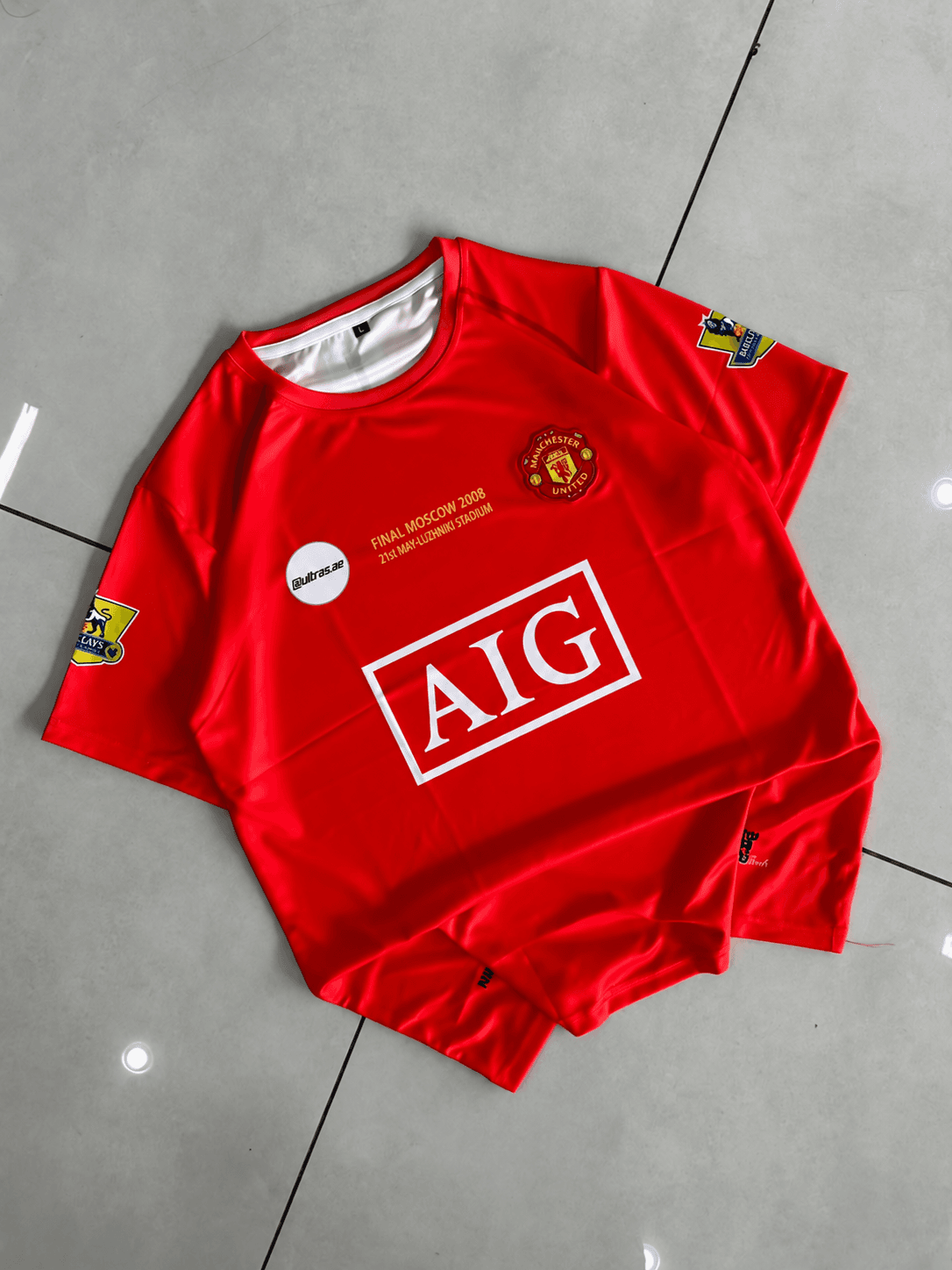Manchester United 2008 Final Moscow Retro Jersey football jersey