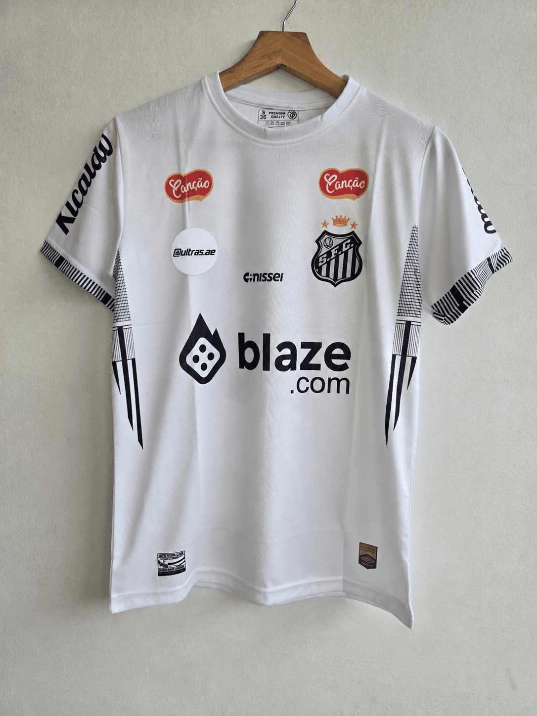 Santos FC home football jersey football jersey